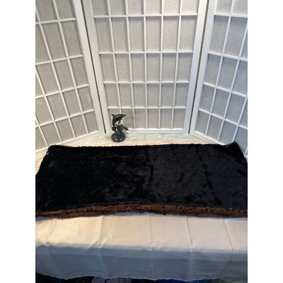 Faux Fur Reversable Infinity Scarf - Picture 10 of 12